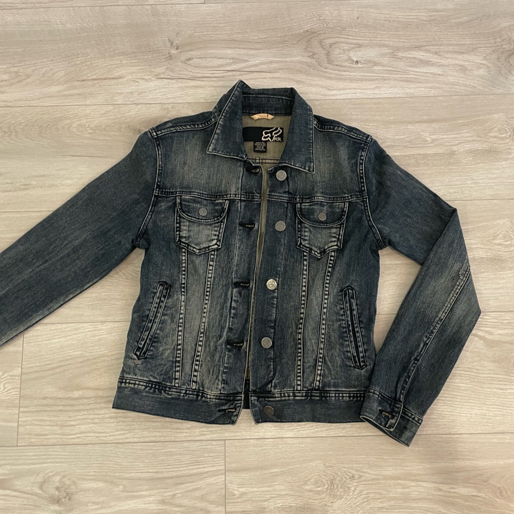 Fox Blue Jean Jacket Classic Design